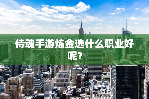 侍魂手游炼金选什么职业好呢？