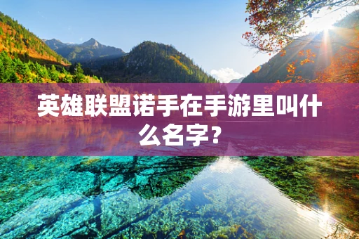 英雄联盟诺手在手游里叫什么名字？