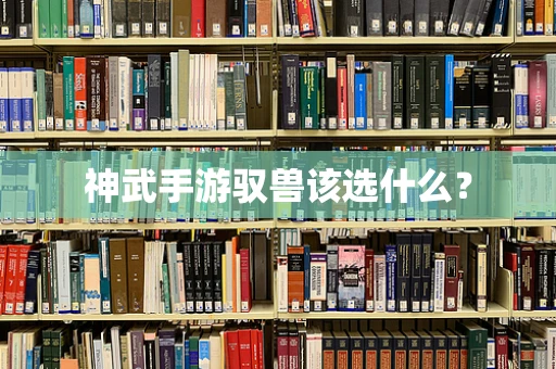 神武手游驭兽该选什么？