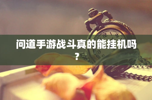 问道手游战斗真的能挂机吗？