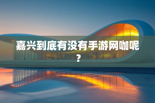 嘉兴到底有没有手游网咖呢？
