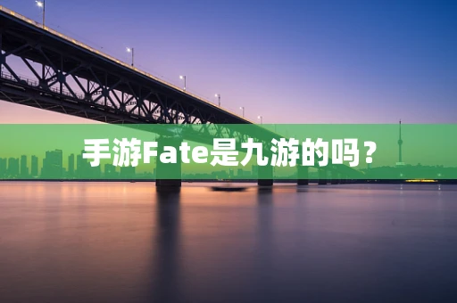 手游Fate是九游的吗？