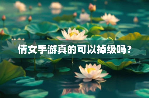 倩女手游真的可以掉级吗？