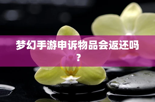 梦幻手游申诉物品会返还吗？