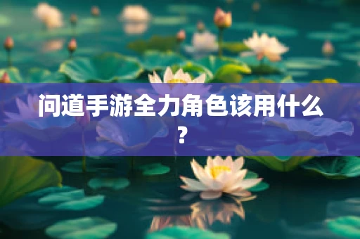 问道手游全力角色该用什么？