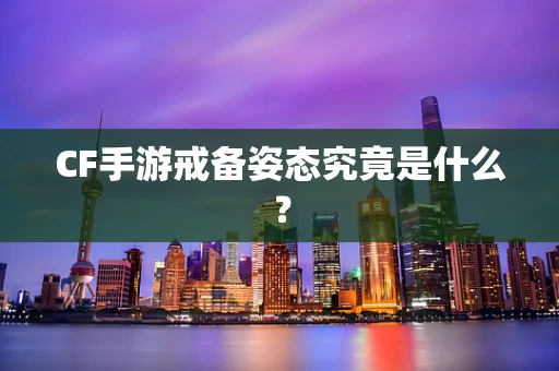 CF手游戒备姿态究竟是什么？