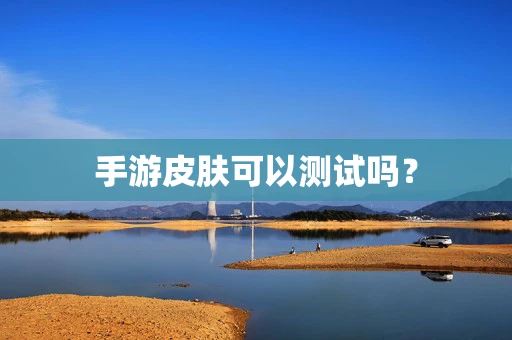 手游皮肤可以测试吗？