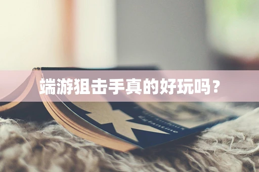 端游狙击手真的好玩吗？