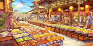 问道手游中卖什么食物最畅销？